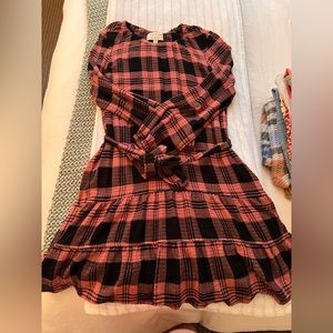 Cloth and stone size medium plaid dress
